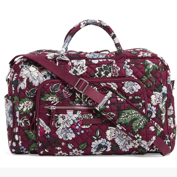 Vera Bradley Bags Vera Bradley Bordeaux Blooms Iconic Compact